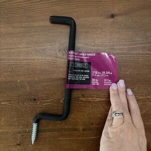 EVERBILT 7/16 x 10 3/4" Vinyl-Coating Screw-In Heavy Duty Screw-In Utility 50lbs